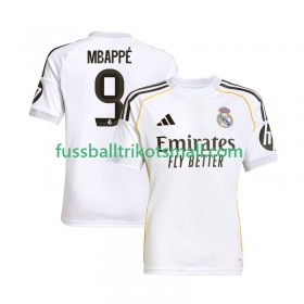 Fußballtrikots Real Madrid Kylian Mbappé 9 2025-2026 Kurzarm Heimtrikotsatz kaufen